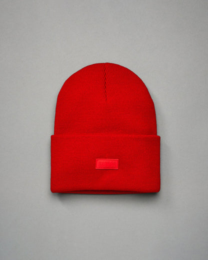 RUDIS RUDIS Silicone Patch Foldover Beanie - Stay Warm & Stylish