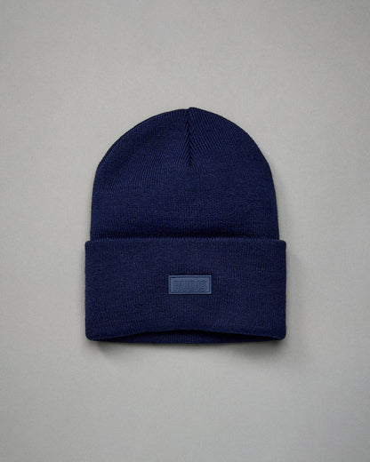 RUDIS RUDIS Silicone Patch Foldover Beanie - Stay Warm & Stylish