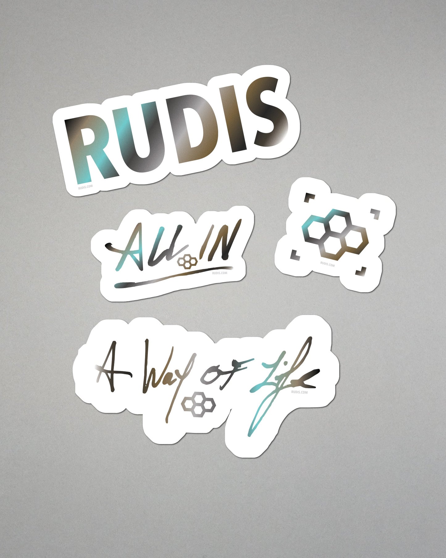 RUDIS RUDIS Metallic Core Sticker Pack