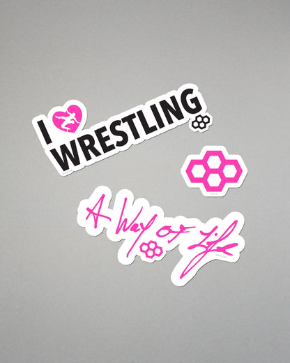 RUDIS RUDIS Pink Core Sticker Pack