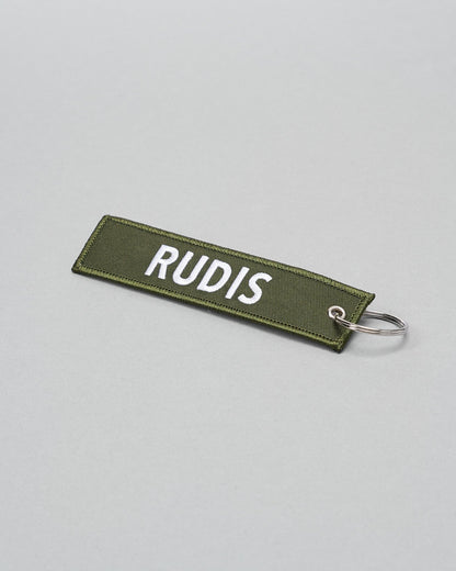 RUDIS RUDIS Motto Woven Keychain