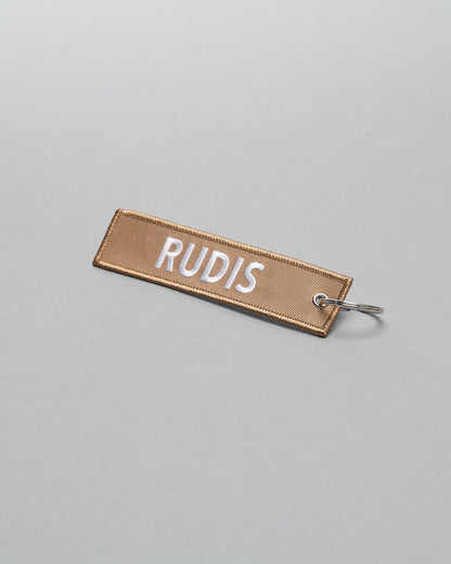 RUDIS RUDIS Motto Woven Keychain