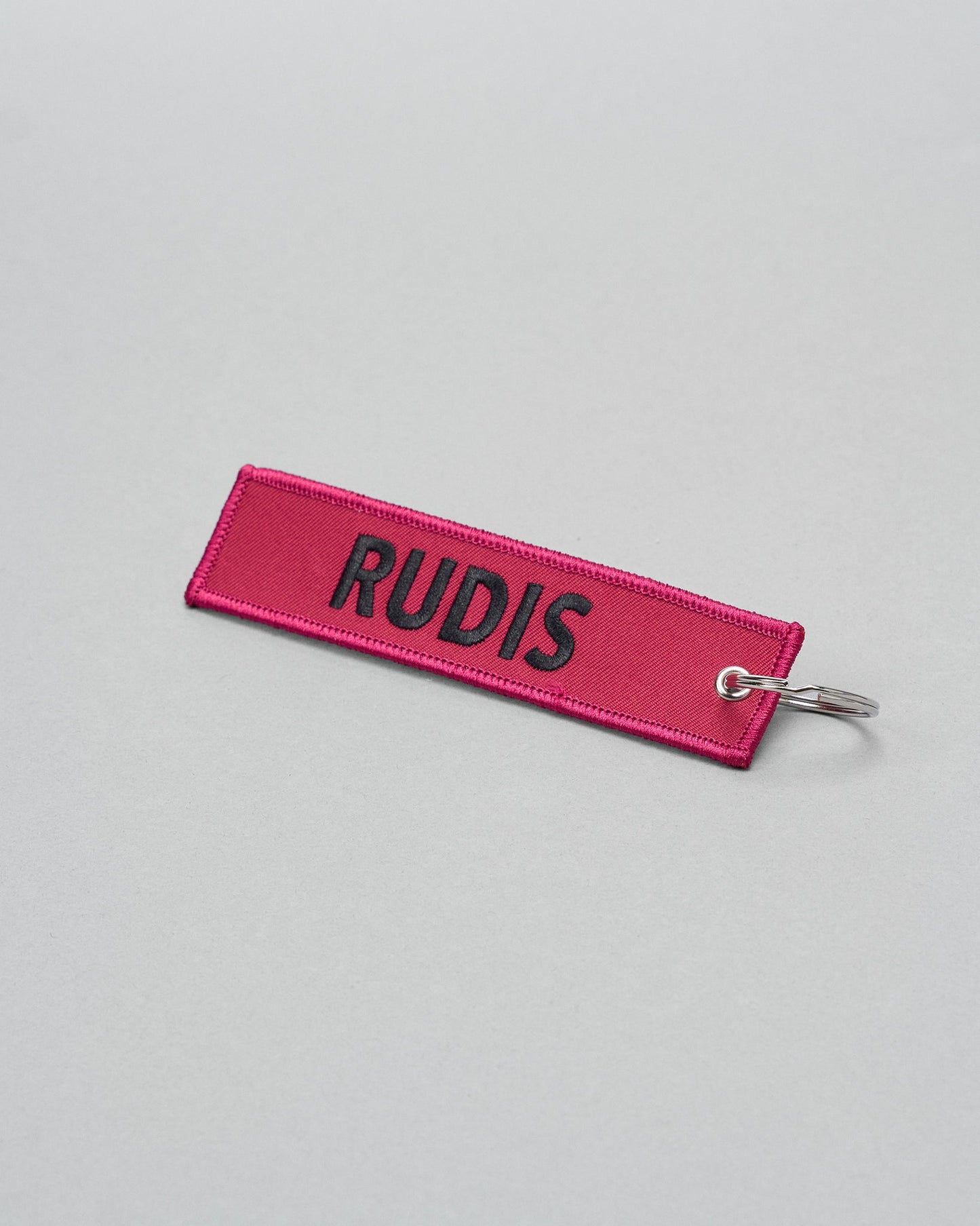 RUDIS RUDIS Motto Woven Keychain