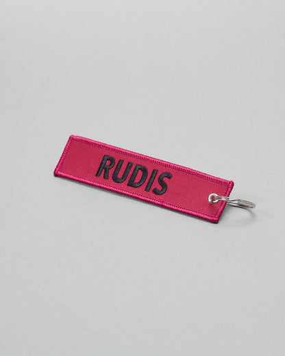 RUDIS RUDIS Motto Woven Keychain