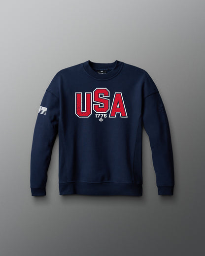 RUDIS United States Vintage Youth Titan Heavyweight Crewneck