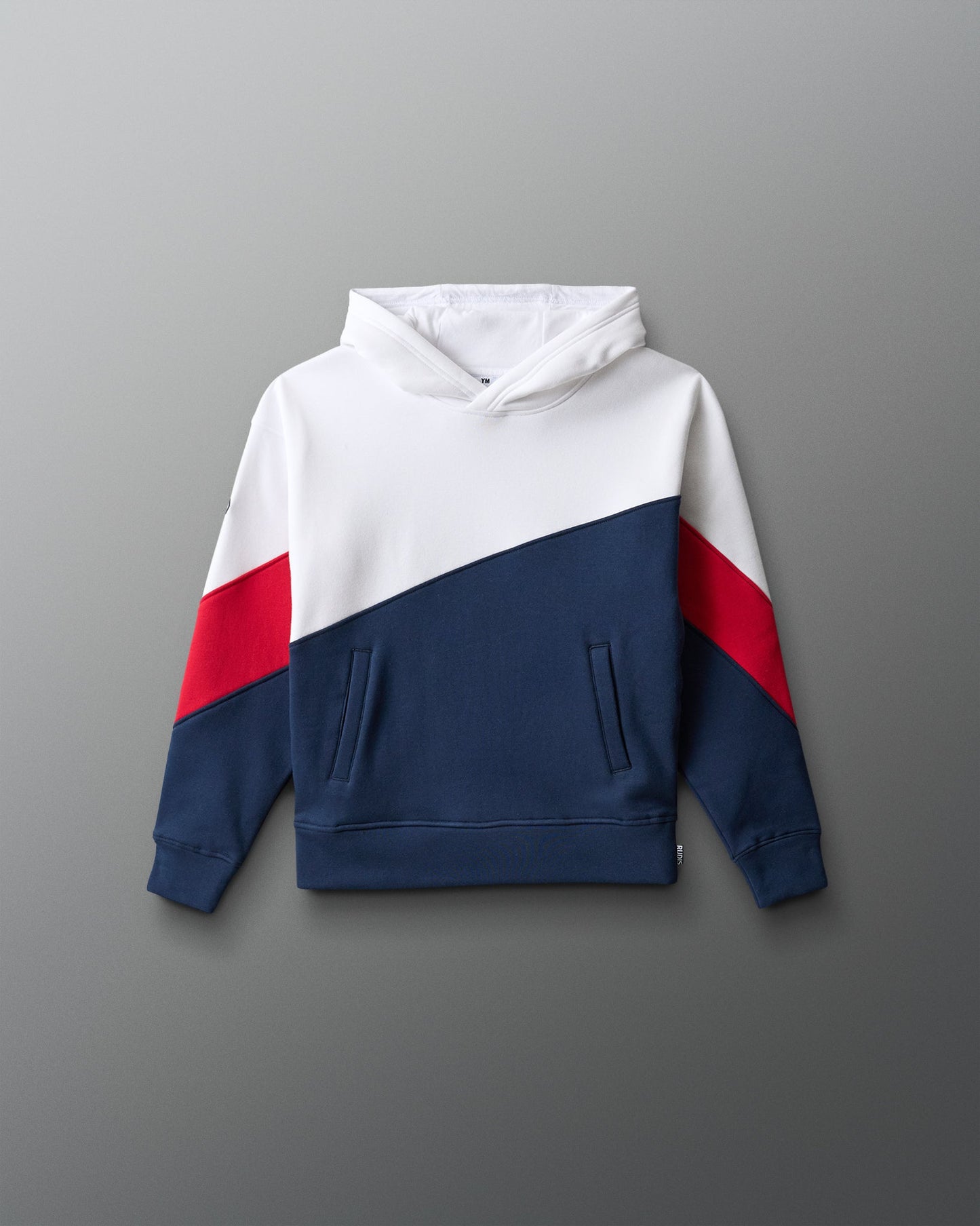 RUDIS RUDIS Colorblock Youth Hoodie - Navy/White/Red