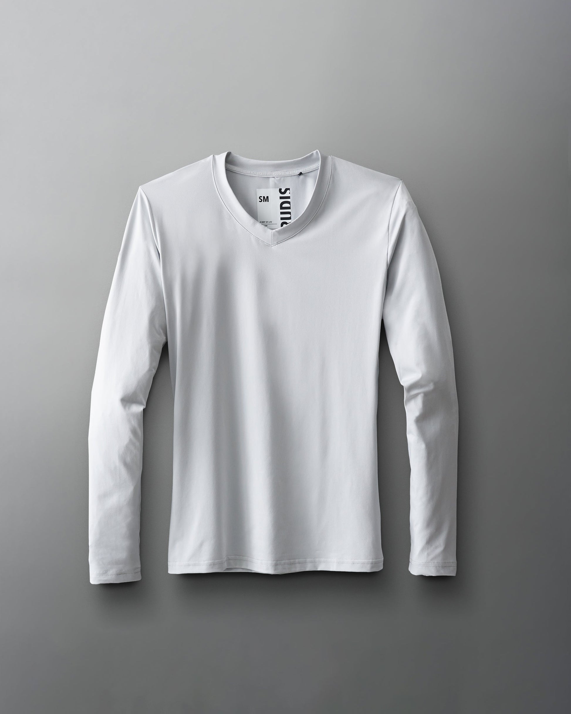 RUDIS RUDIS Performance Women's V-Neck Long Sleeve - Lunar Gray - Conquer the Mat