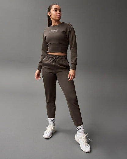 RUDIS RUDIS COOL-FEEL Women's Fitted Crew - Conquer the Mat with Comfort