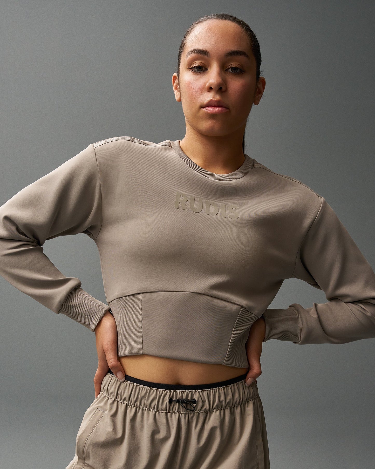 RUDIS RUDIS COOL-FEEL Women's Fitted Crew - Conquer the Mat with Comfort