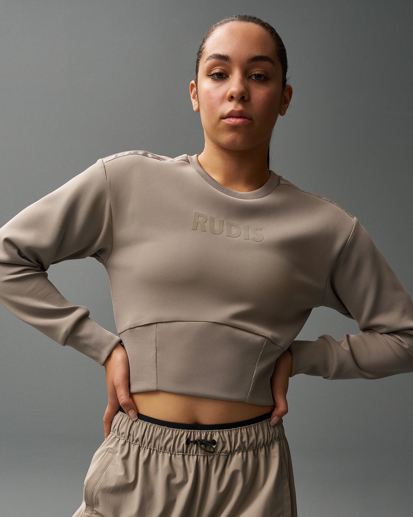 RUDIS RUDIS COOL-FEEL Women's Fitted Crew - Conquer the Mat with Comfort