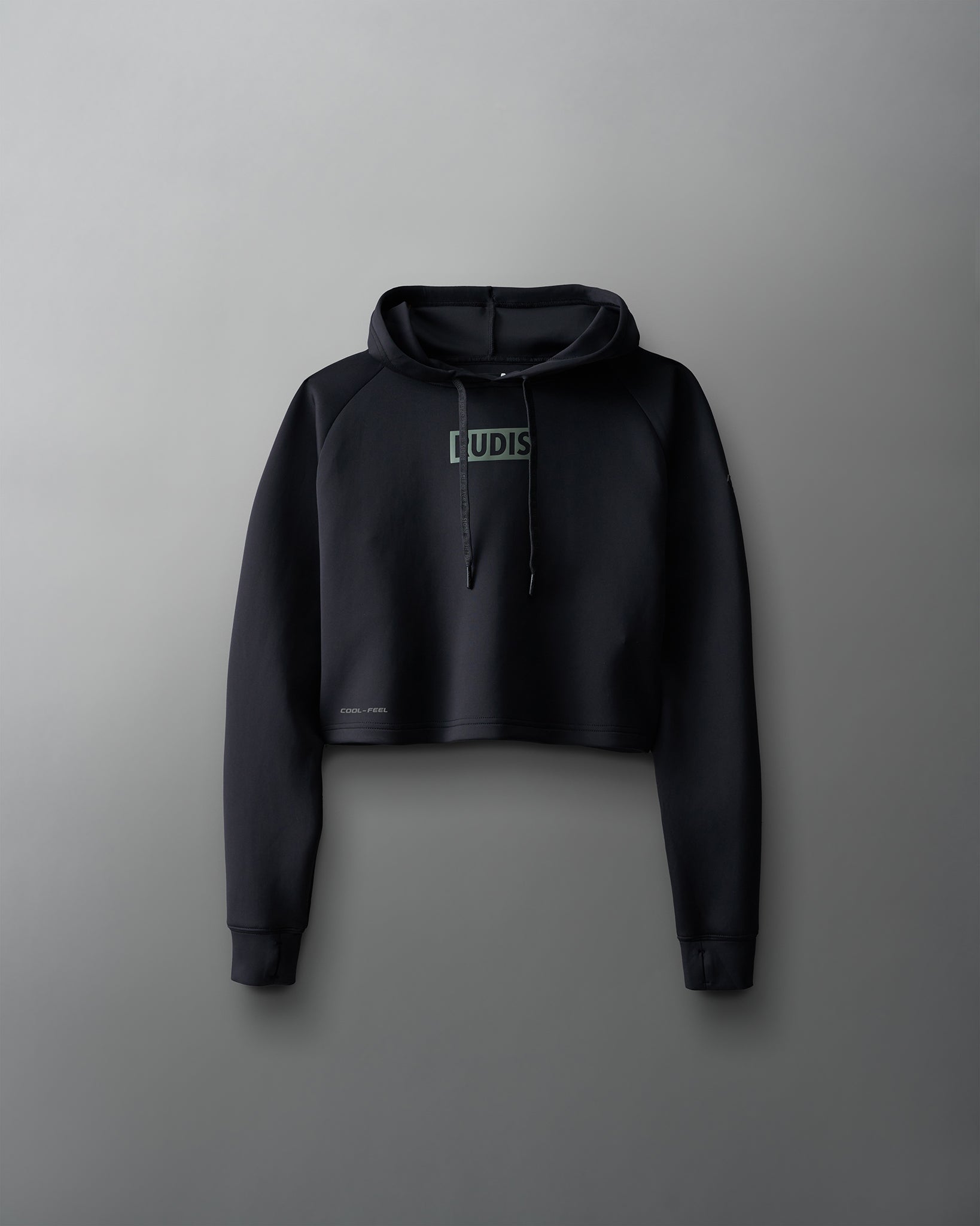 RUDIS RUDIS COOL-FEEL Women's Crop Hoodie - Dominate Your Post-Workout Look