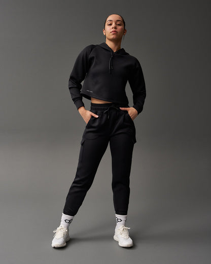 RUDIS RUDIS COOL-FEEL Women's Crop Hoodie - Redefine Post-Workout Style