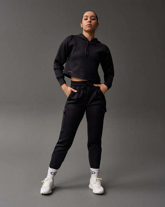 RUDIS RUDIS COOL-FEEL Women's Crop Hoodie - Redefine Post-Workout Style