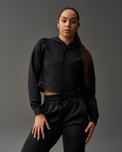 RUDIS RUDIS COOL-FEEL Women's Crop Hoodie - Redefine Post-Workout Style