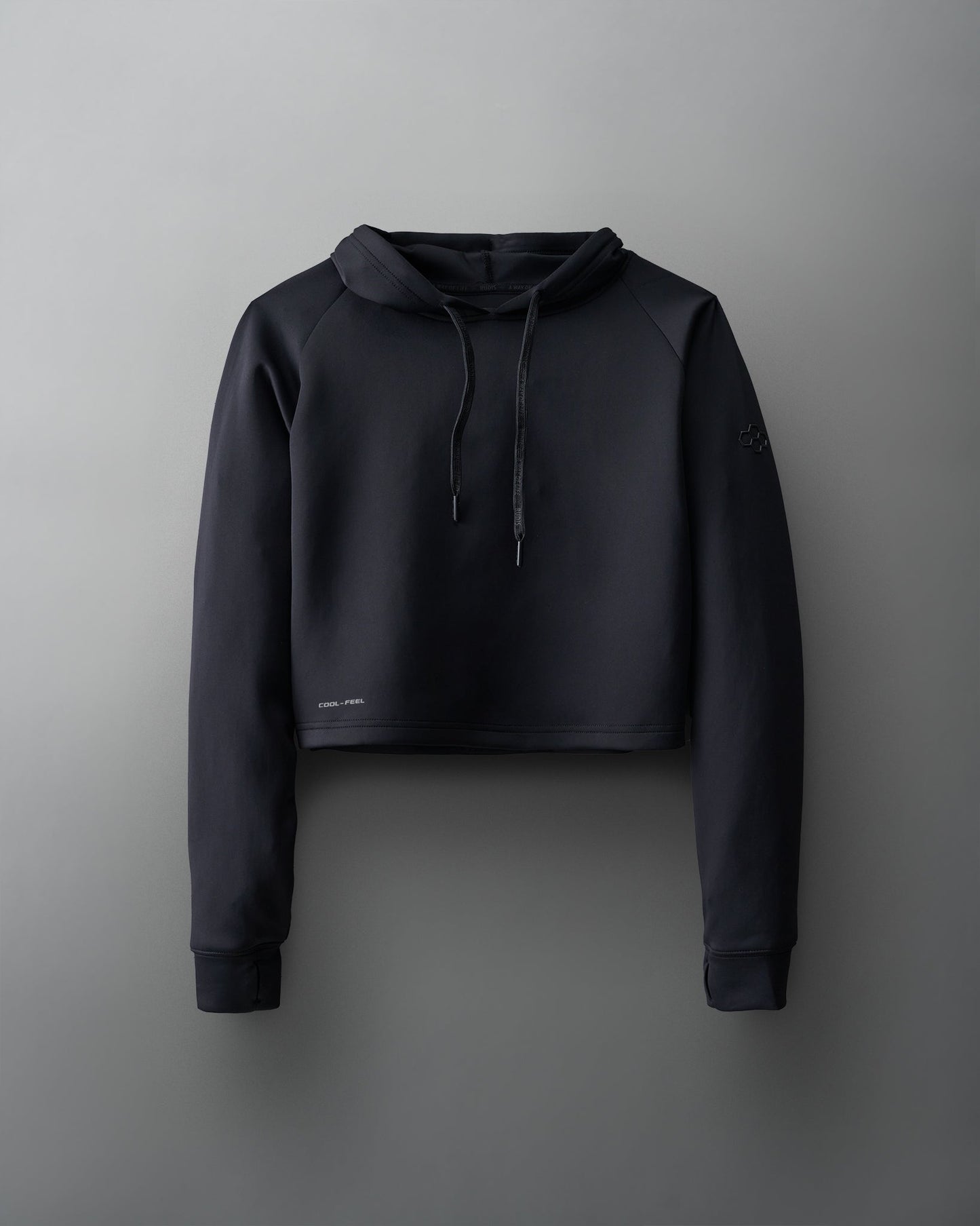RUDIS RUDIS COOL-FEEL Women's Crop Hoodie - Redefine Post-Workout Style