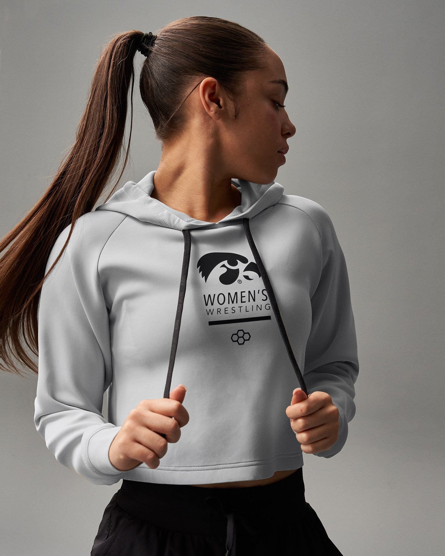 RUDIS RUDIS IOWA COOL-FEEL Women's Crop Hoodie - Embrace Your Next Challenge