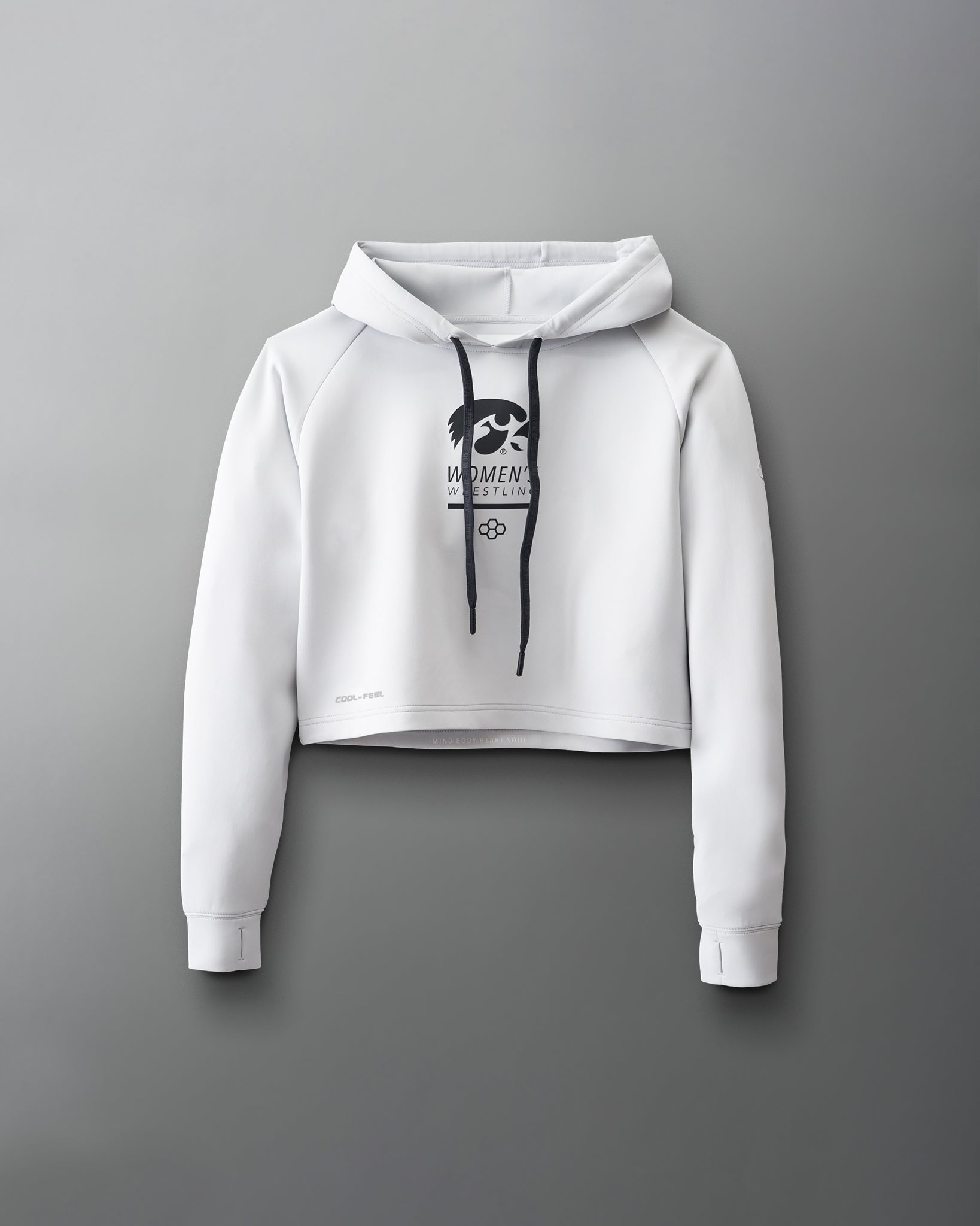 RUDIS RUDIS IOWA COOL-FEEL Women's Crop Hoodie - Embrace Your Next Challenge