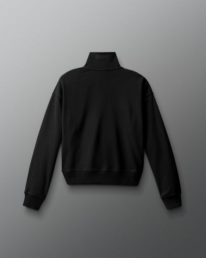 RUDIS Women's Luxe Terry 1/4 Zip - Black