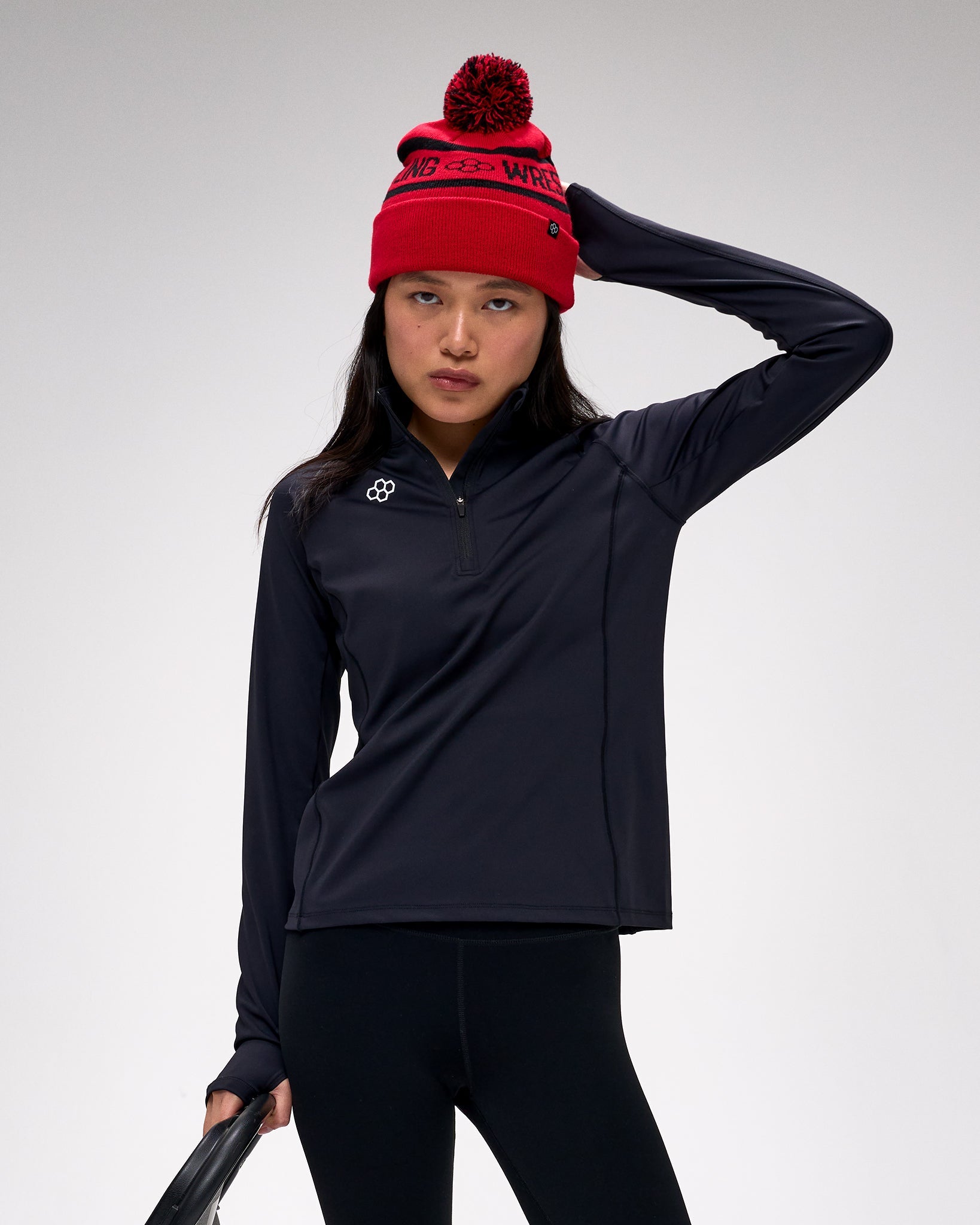 RUDIS Women's Victory 1/4 Zip - Black