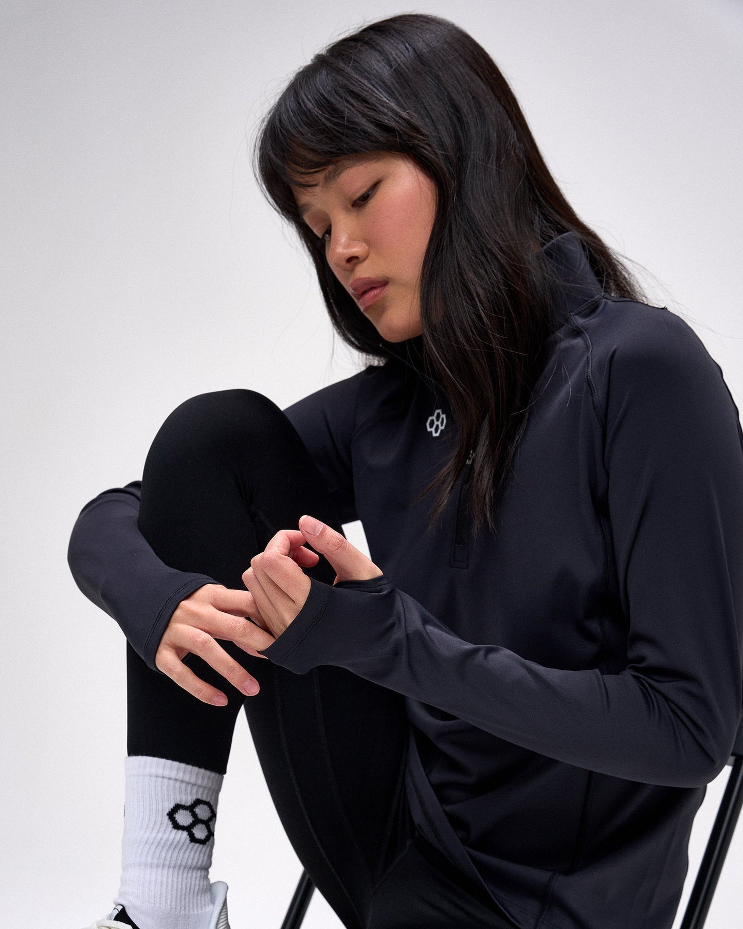RUDIS Women's Victory 1/4 Zip - Black