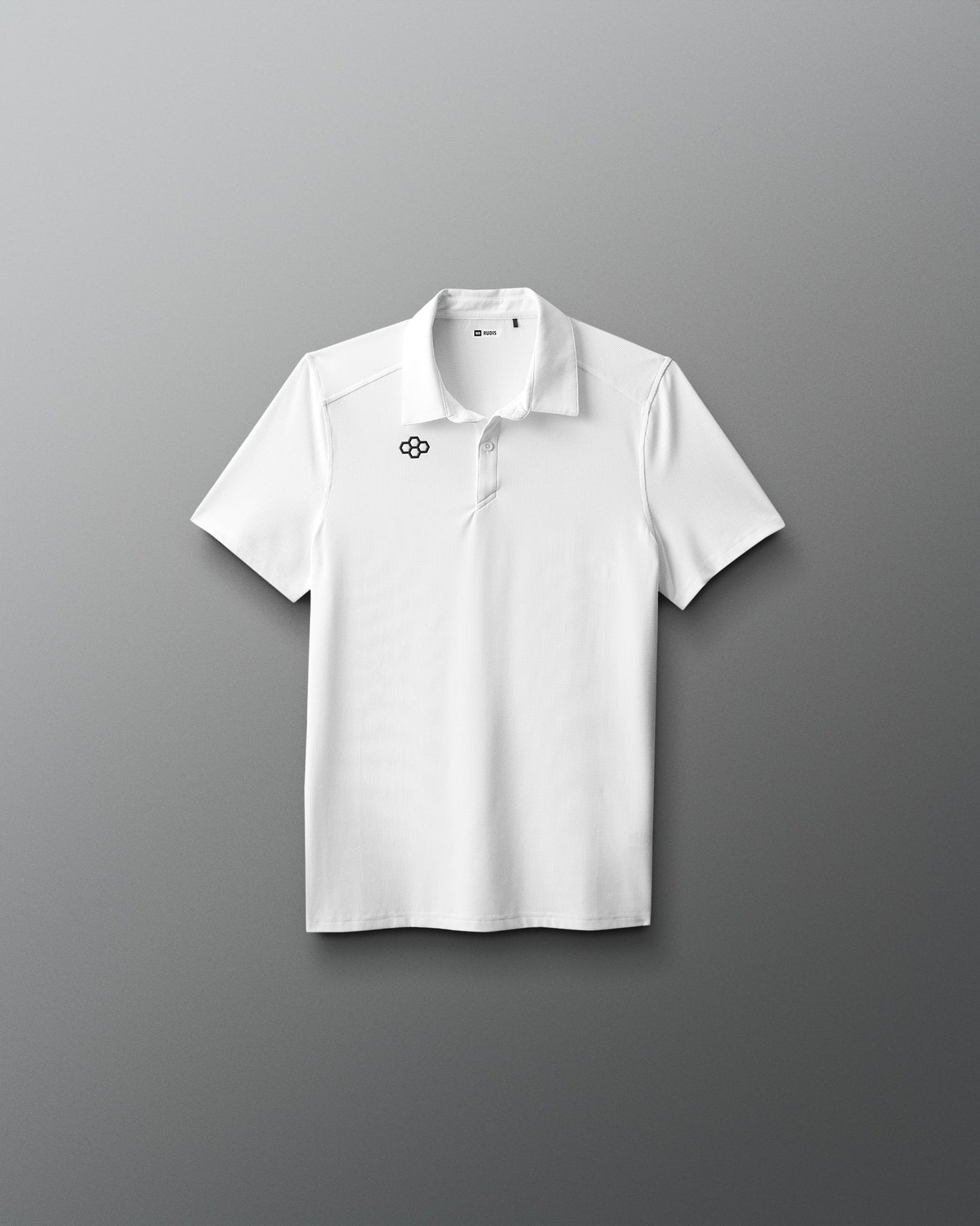 RUDIS RUDIS Go-To Hex Youth Polo - White