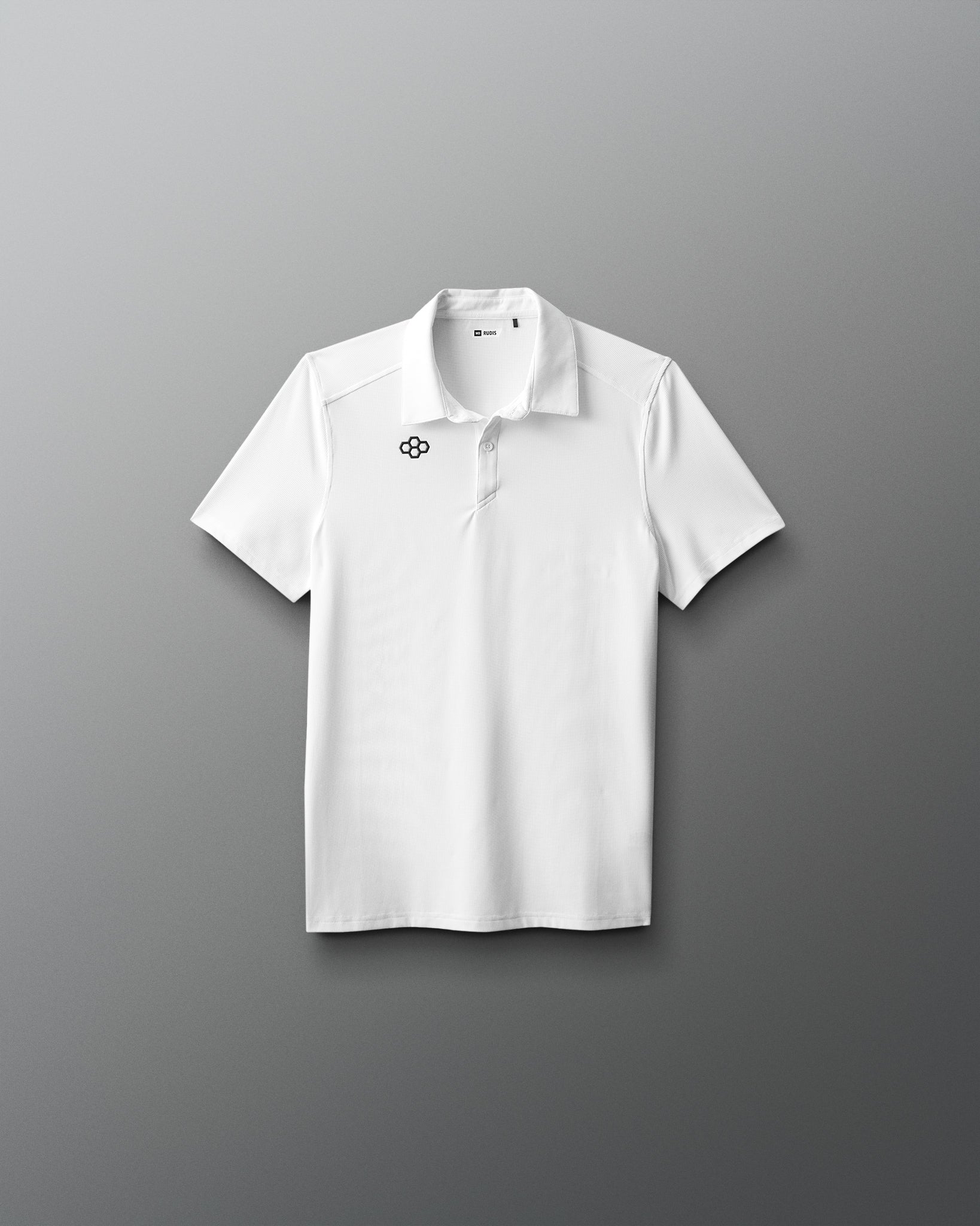 RUDIS RUDIS Go-To Hex Youth Polo - White