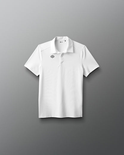 RUDIS RUDIS Go-To Hex Youth Polo - White