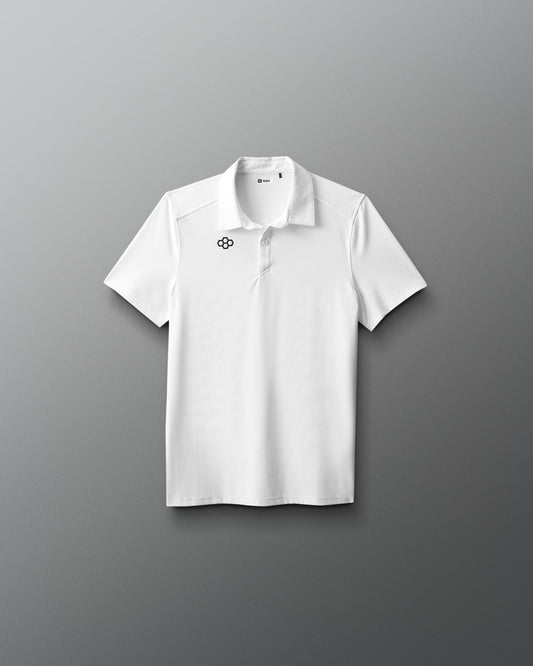 RUDIS RUDIS Go-To Hex Youth Polo - White
