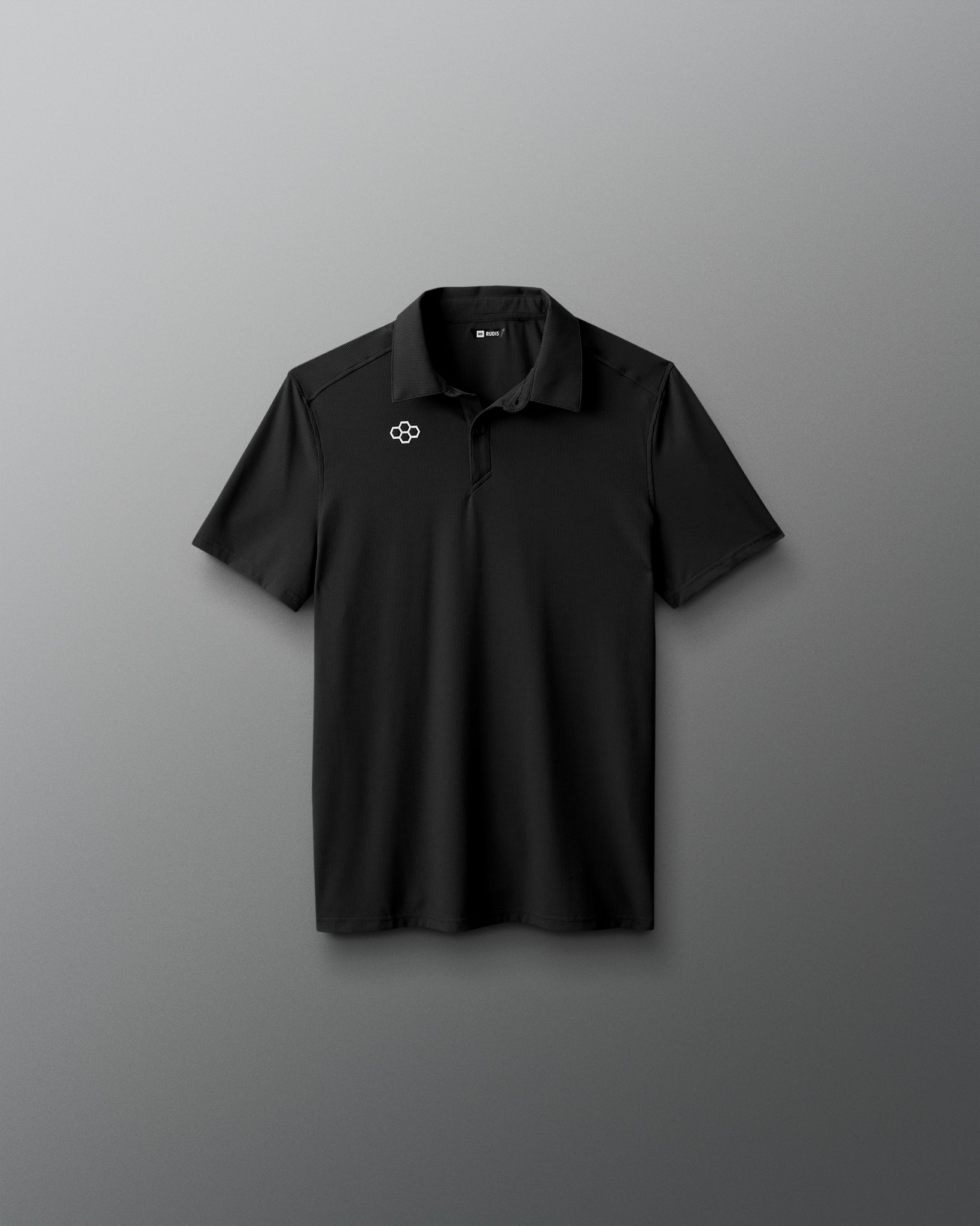 RUDIS RUDIS Go-To Hex Youth Polo - Black