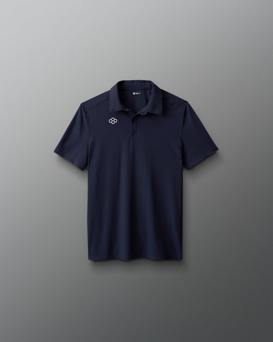 RUDIS RUDIS Go-To Hex Youth Polo - Navy