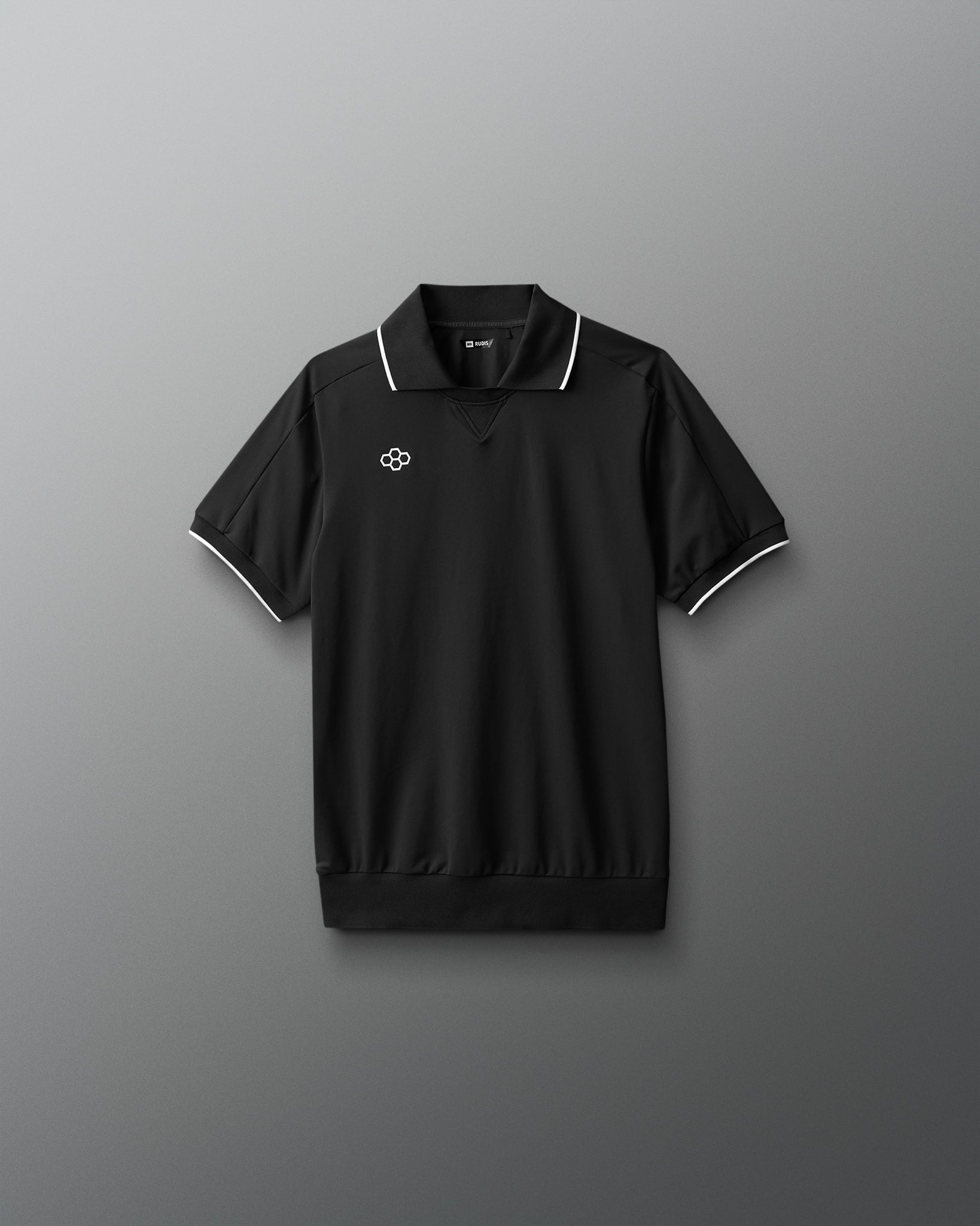 RUDIS RUDIS Chronicle Elite Youth Athletic Polo - Black