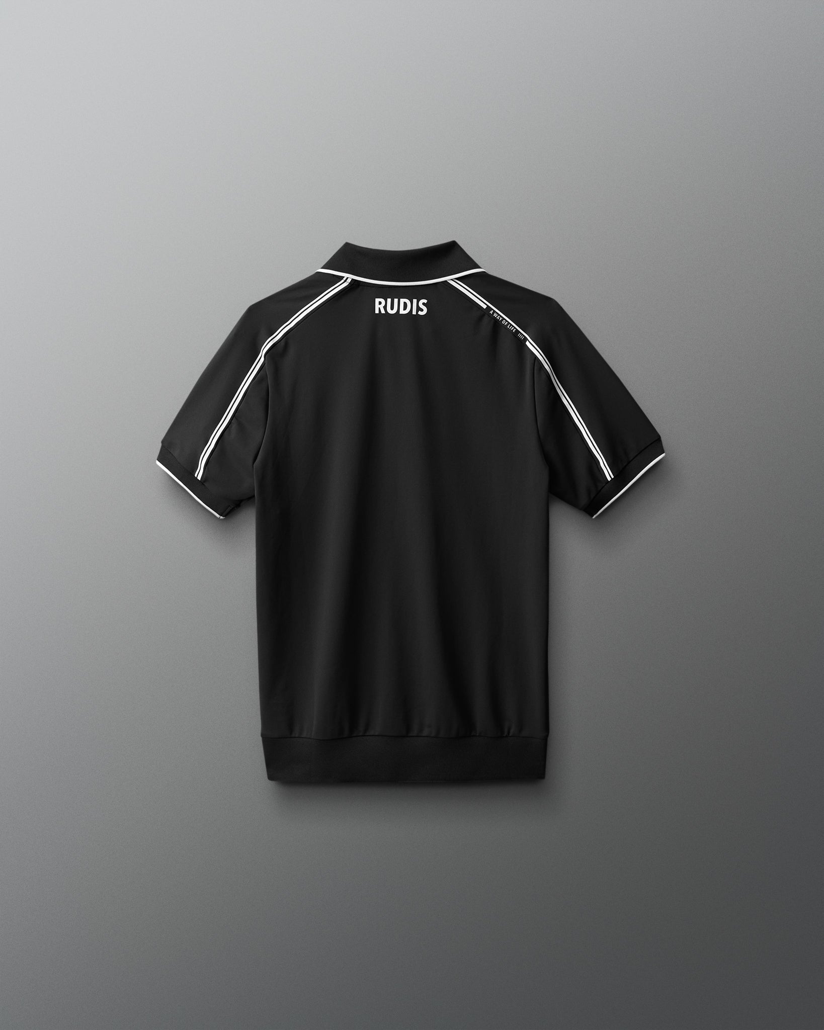 RUDIS RUDIS Chronicle Elite Youth Athletic Polo - Black