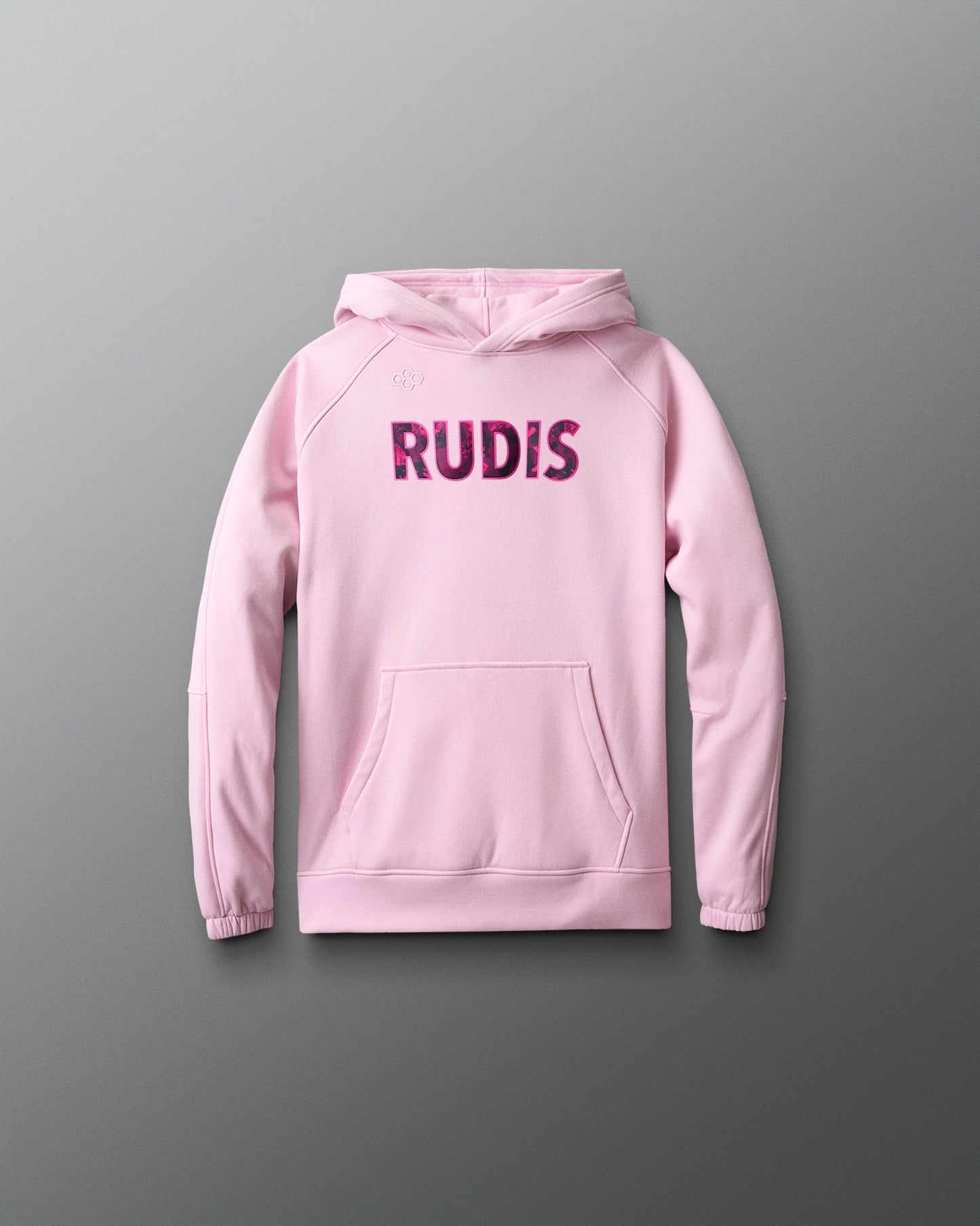 RUDIS Pink Power Youth Tech Fleece Hoodie