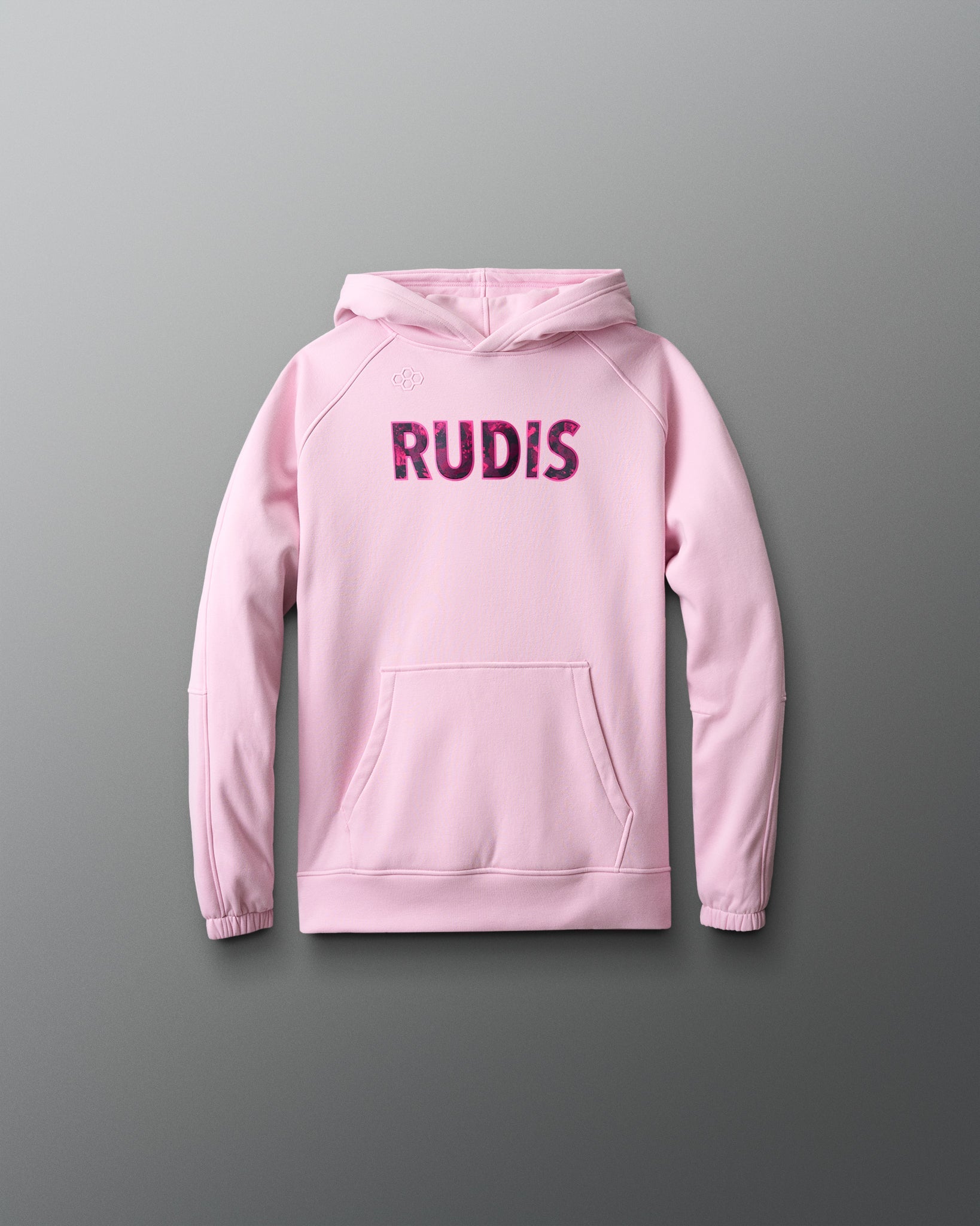 RUDIS Pink Power Youth Tech Fleece Hoodie