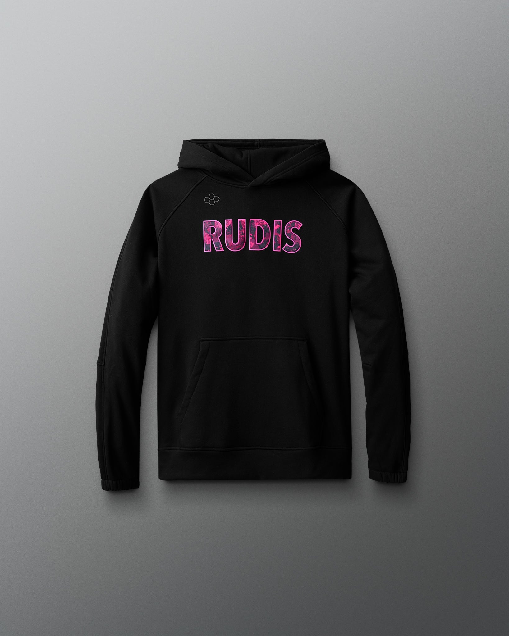 RUDIS Pink Power Youth Tech Fleece Hoodie