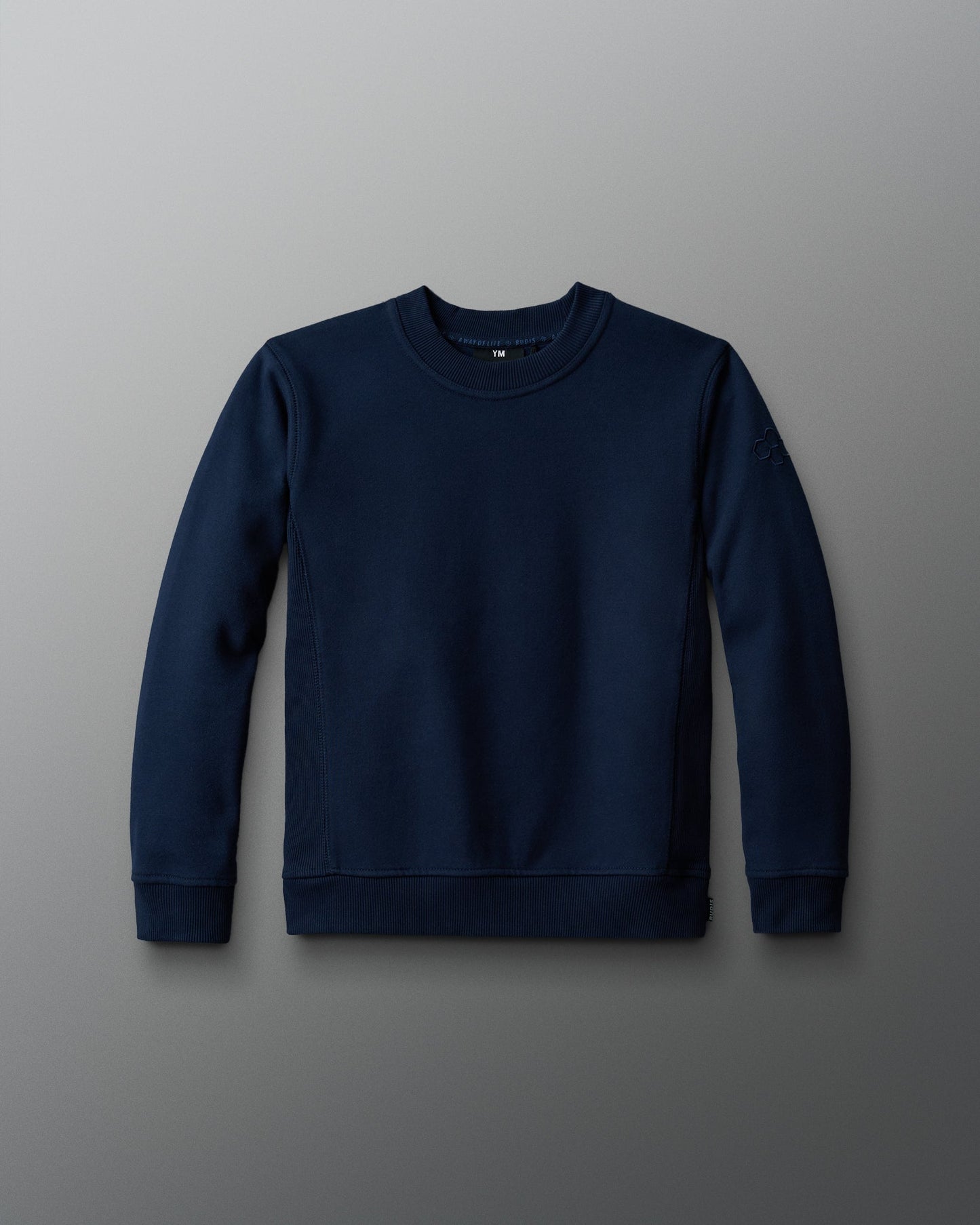 RUDIS RUDIS Titan Heavyweight Fleece Youth Crewneck - Navy