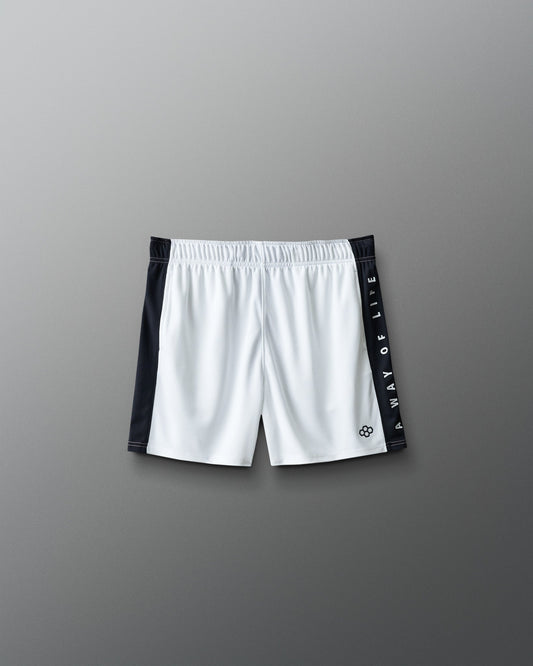 RUDIS RUDIS 5" Youth Panel Mesh Short - White/Black