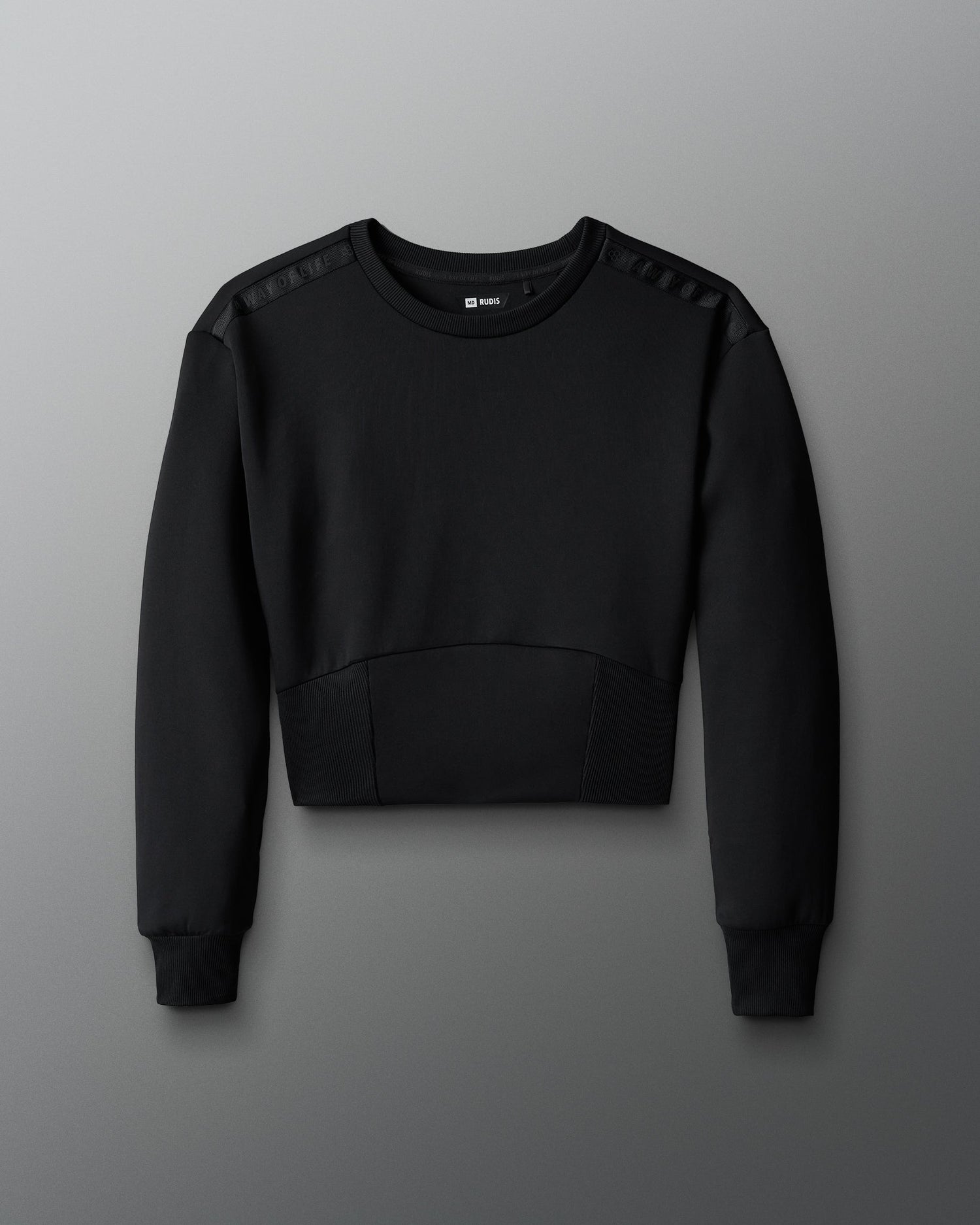 RUDIS COOL-FEEL Women's Fitted Crew - Black