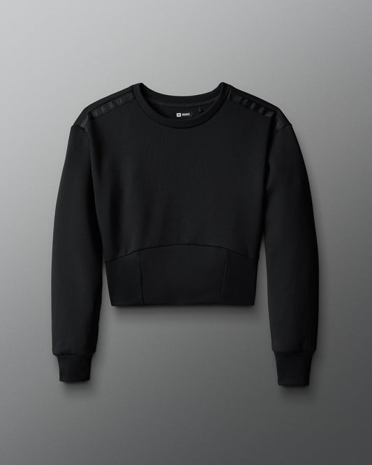 RUDIS COOL-FEEL Women's Fitted Crew - Black