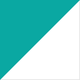Teal/White