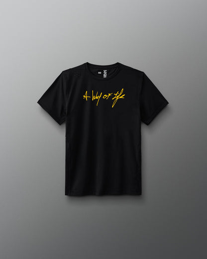 RUDIS A Way of Life Script Youth Performance T-Shirt